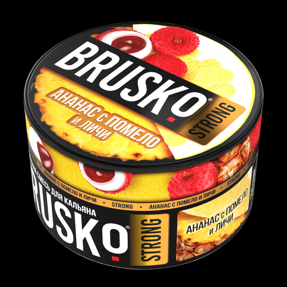 Смесь Brusko Strong ананас с помело и личи  250 гр