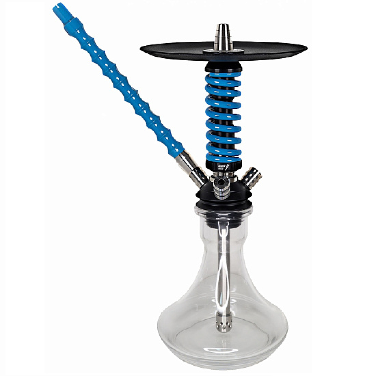 Кальян Mamay Custom Coilovers Micro Черный-Голубой Лак 
