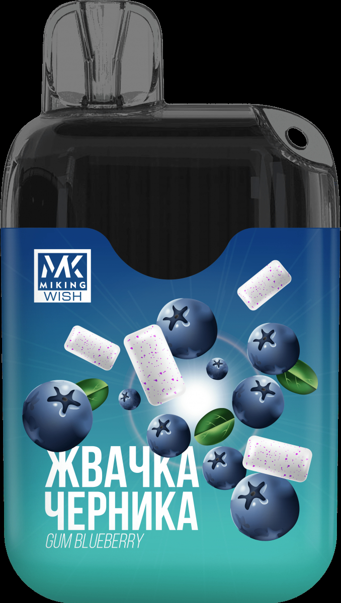 Miking Жвачка Черника (6000 Затяжек)