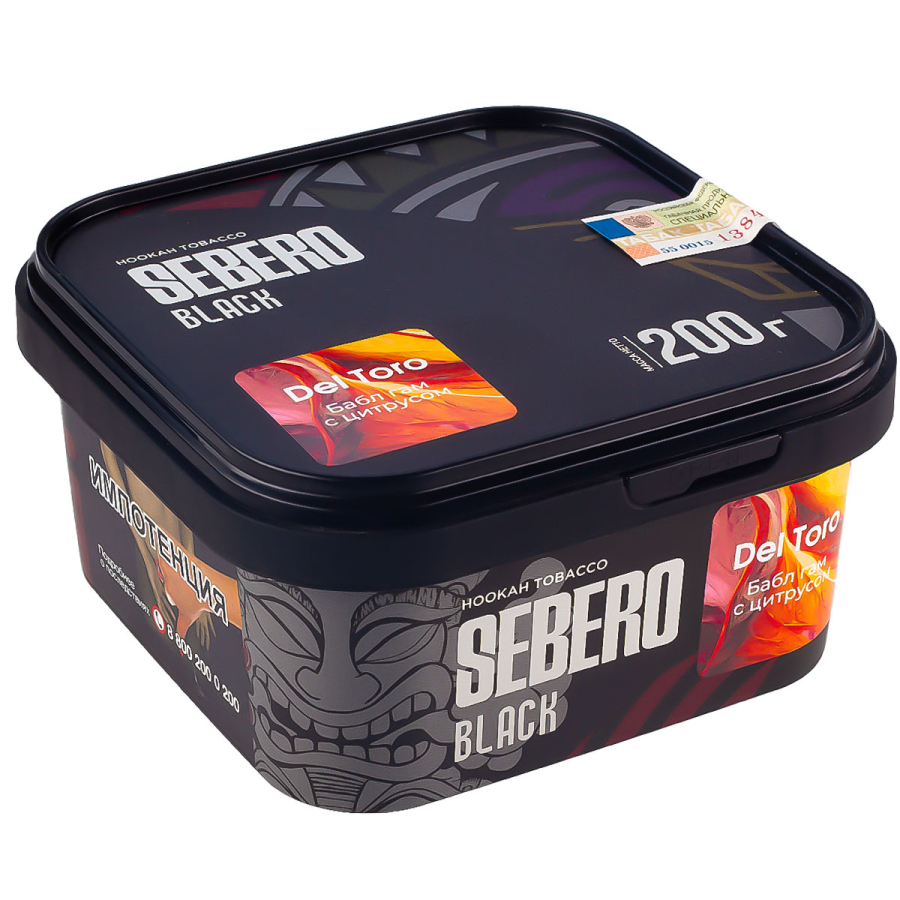Табак Sebero Black Del Toro  200 грамм