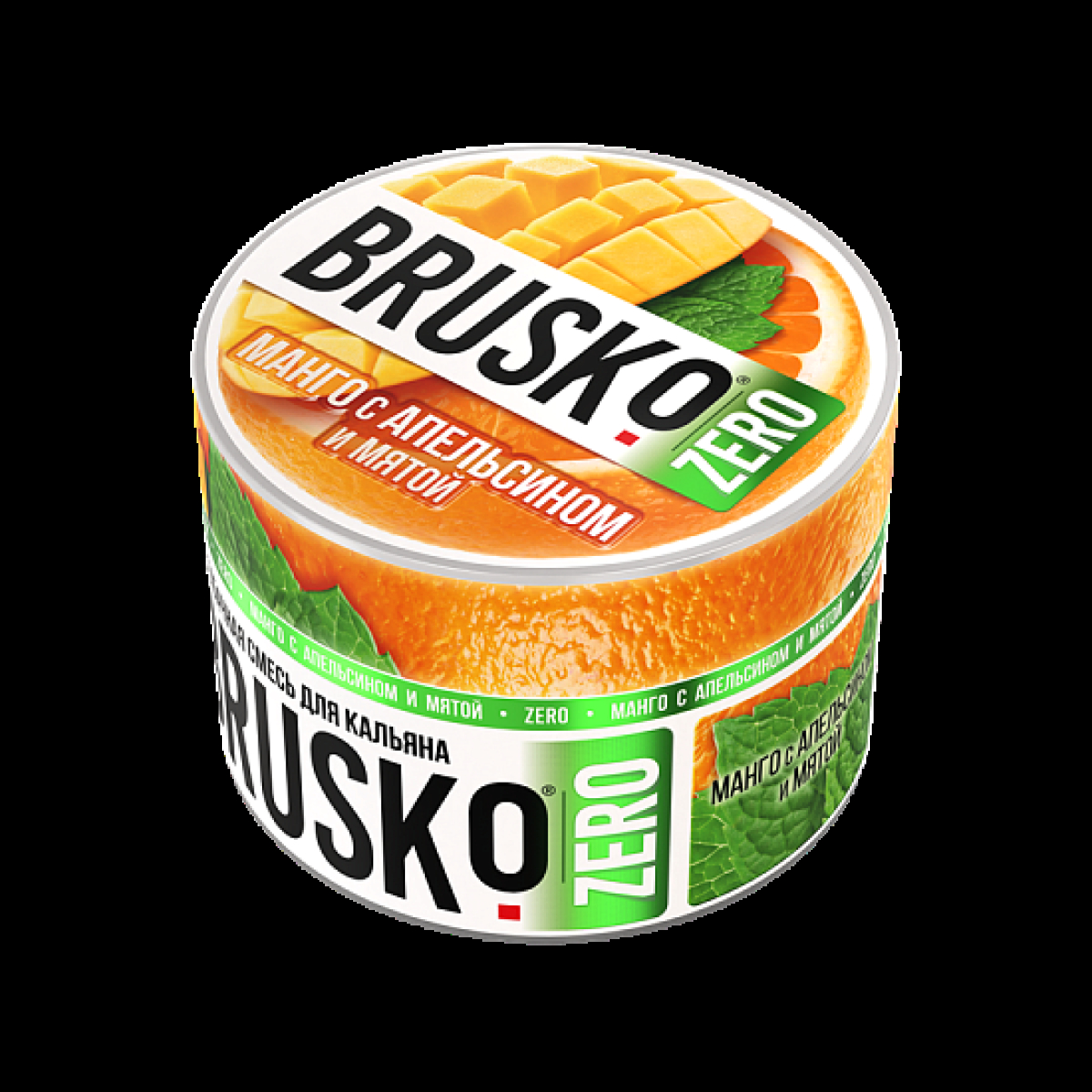 Смесь Brusko Манго С Апельсином И Мятой (Zero)  50 гр