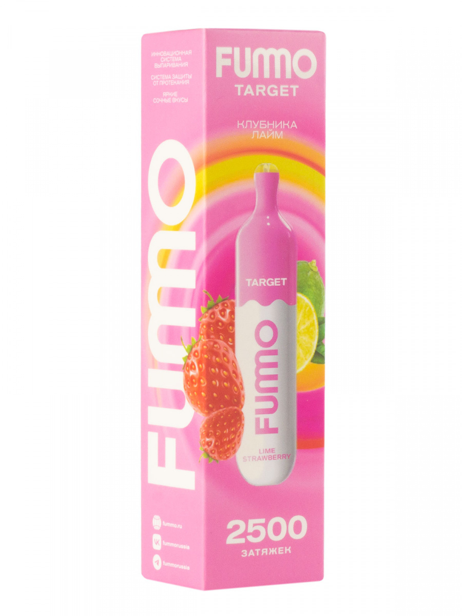 Fummo Target Клубника Лайм (2500 Затяжек)