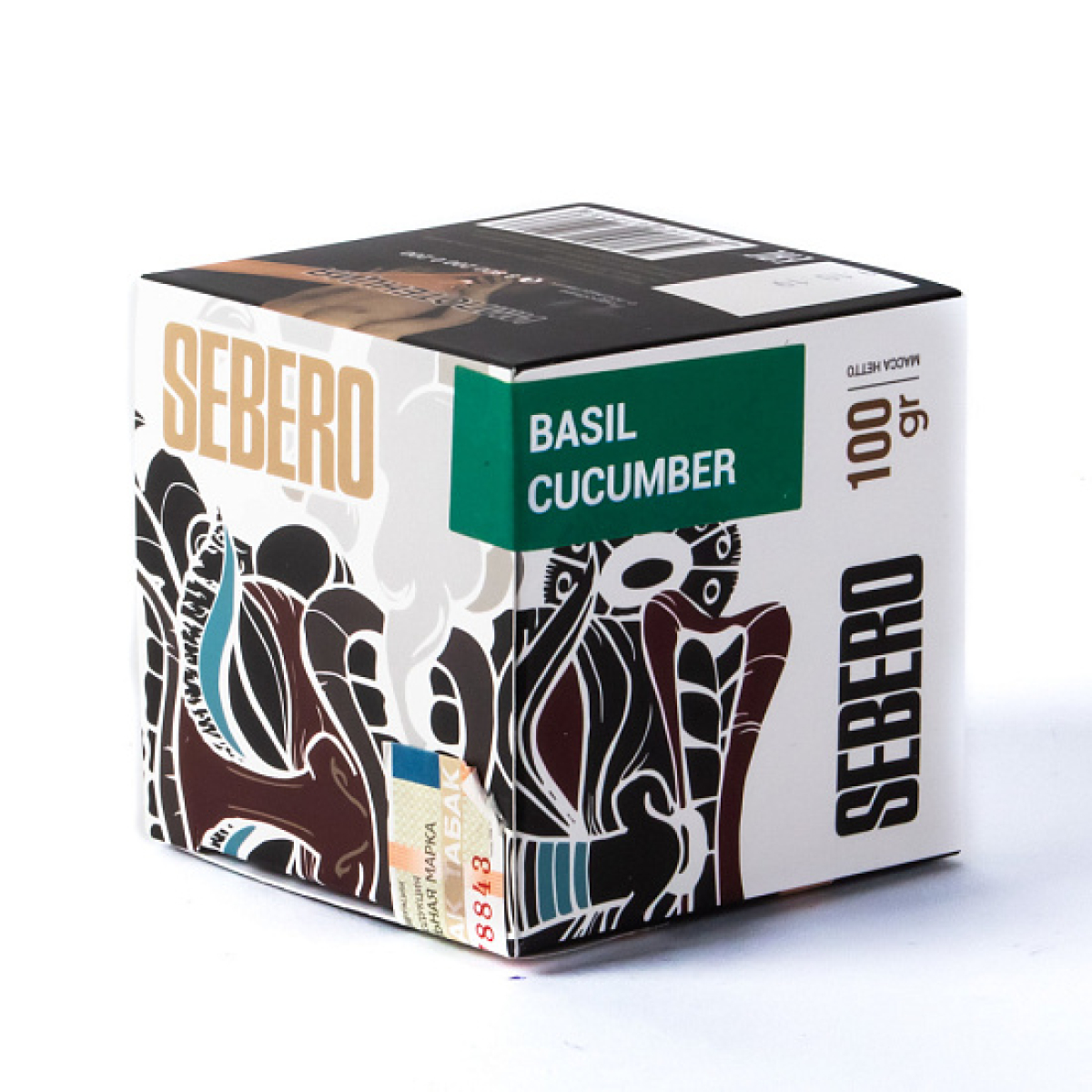 Табак Sebero Basil-Cucumber  100 грамм