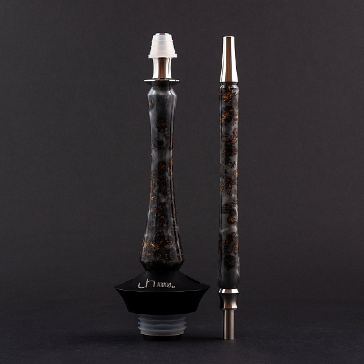 Кальян Union Hookah Sleek Акрил С Шишками Серый 