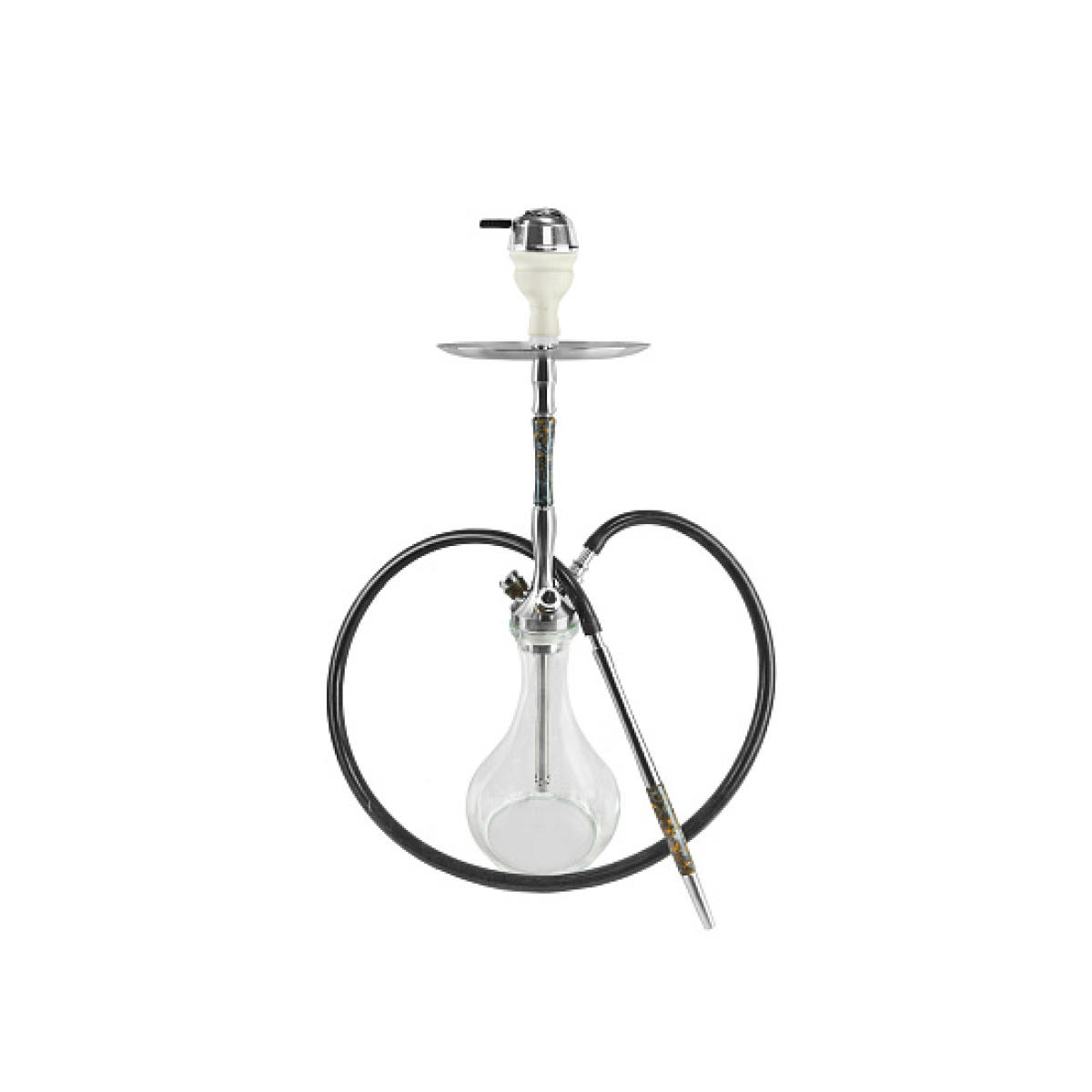 Кальян Union Hookah Fibonacci Акрил Шишки-Серый 