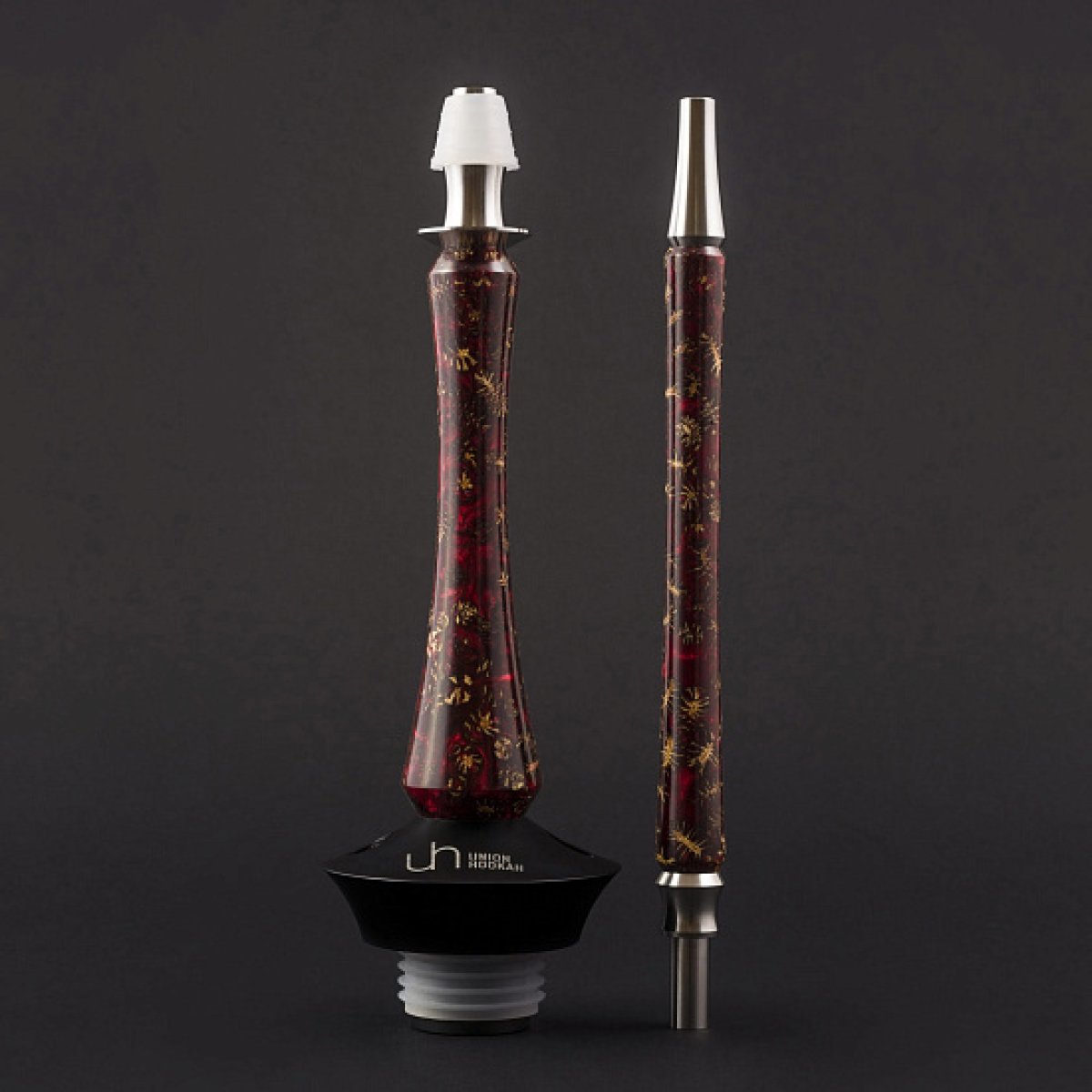 Кальян Union Hookah Sleek Акрил С Шишками Красный  