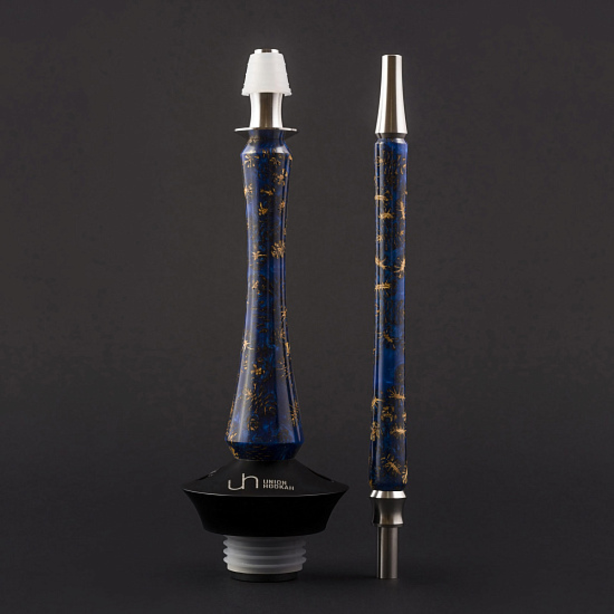 Кальян Union Hookah Sleek Акрил С Шишками Синий 