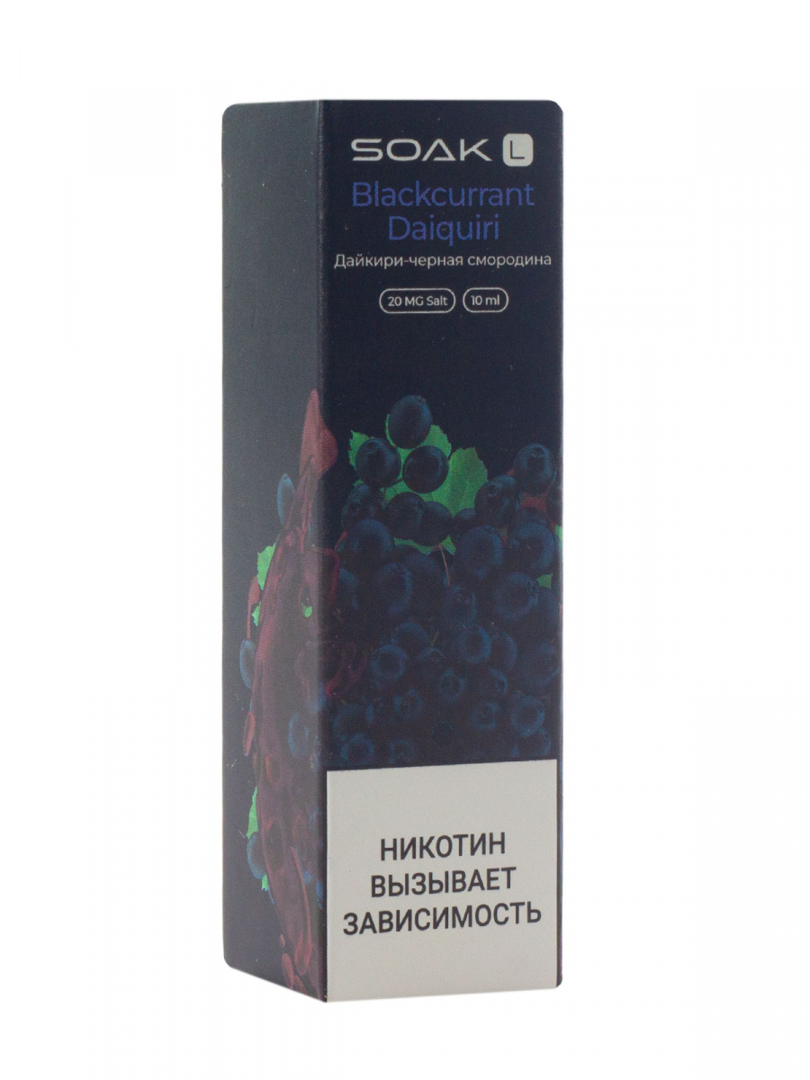 Жидкость Soak Blackcurrant Daiquiri 10 Мл 2 Мг
