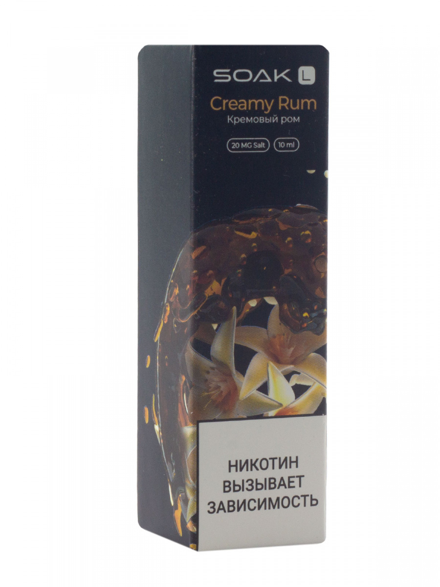 Жидкость Soak Creamy Rum 10 Мл 2 Мг