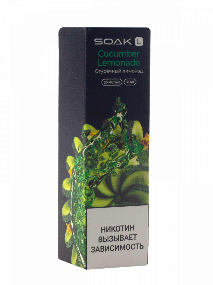 Жидкость Soak Cucumber Lemonade 10 Мл 2 Мг
