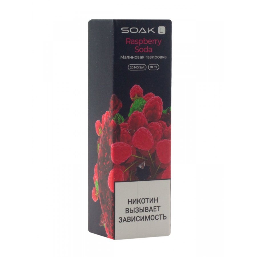 Жидкость Soak Raspberry Soda 10 Мл 2 Мг