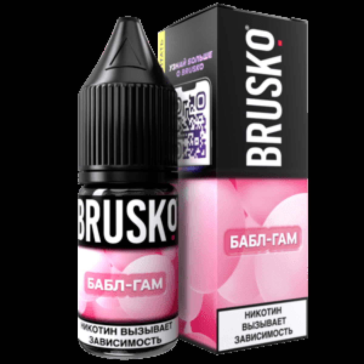 Жидкость Brusko Salt Бабл-Гам10 Мл 2 Мг
