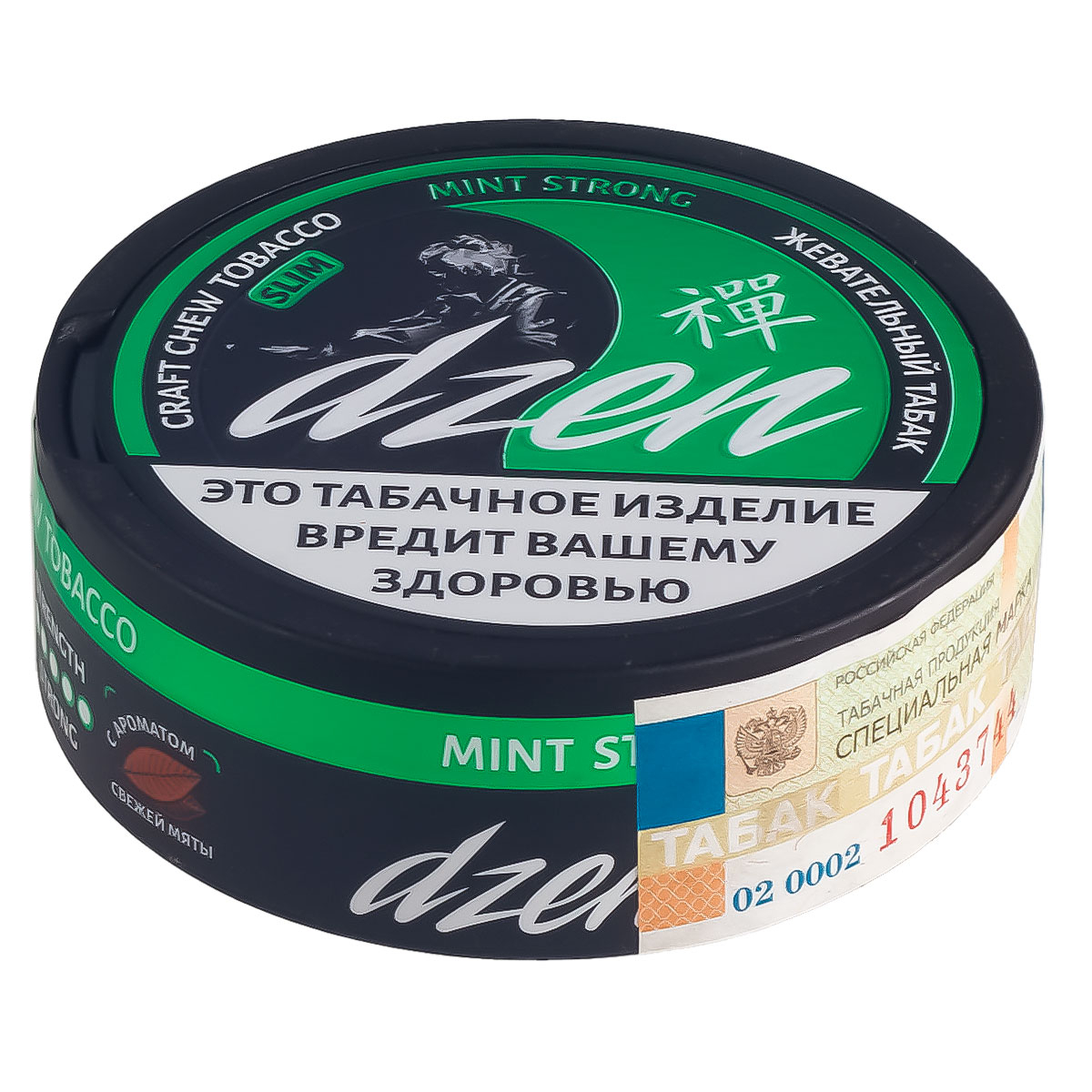 Жевательный табак Dzen Strong Slim Mint 9 грамм