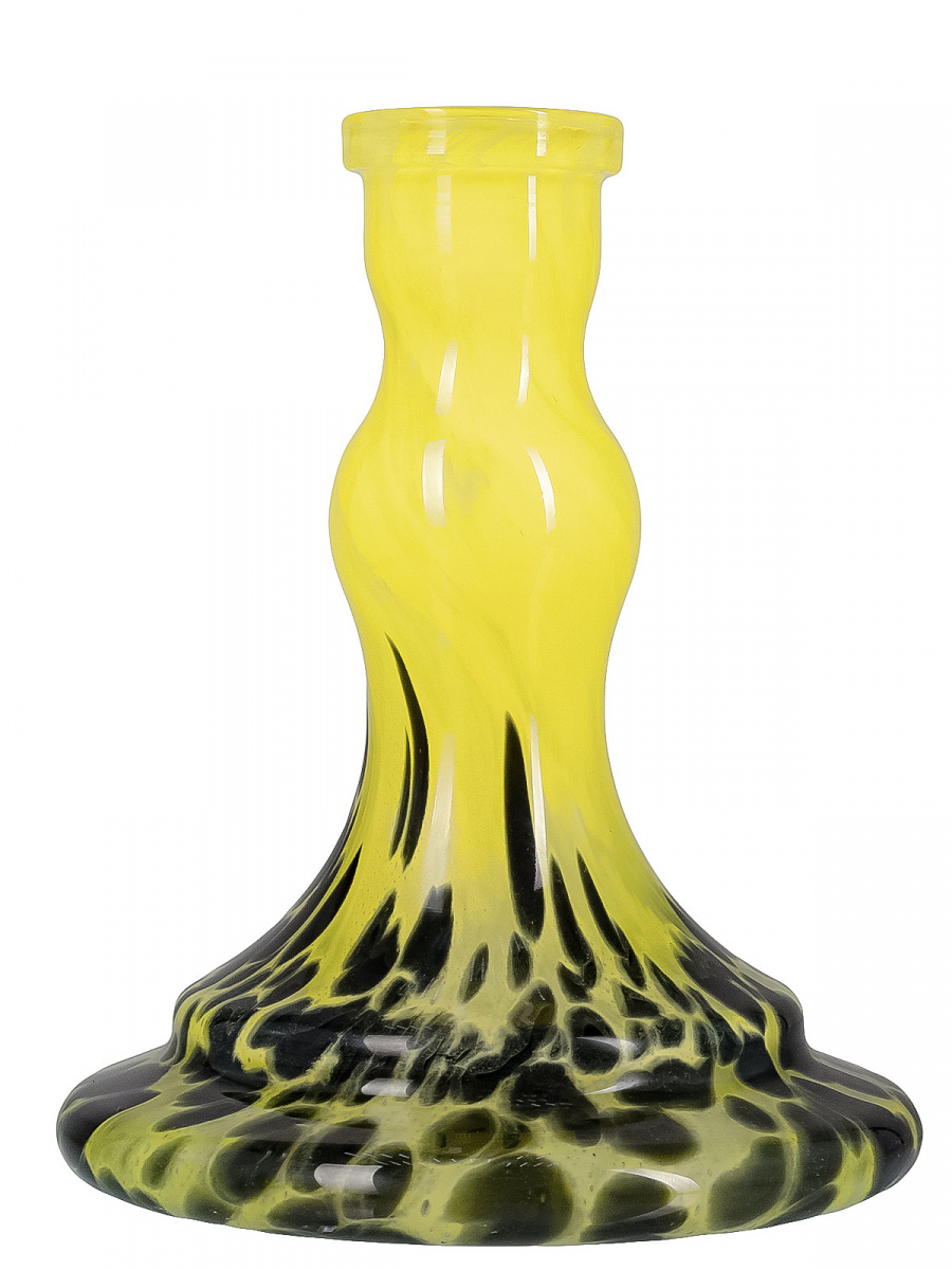 Колба Vessel Glass Волна Чёрно-Жёлтый Алебастр