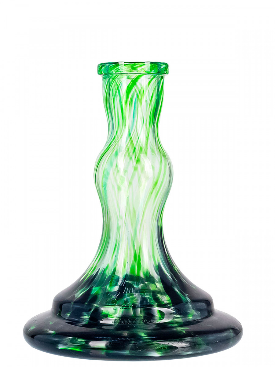 Колба Vessel Glass Волна Крошка Чёрно-Зелёная
