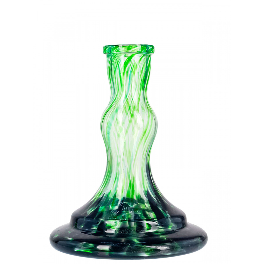 Колба Vessel Glass Волна Крошка Чёрно-Зелёная