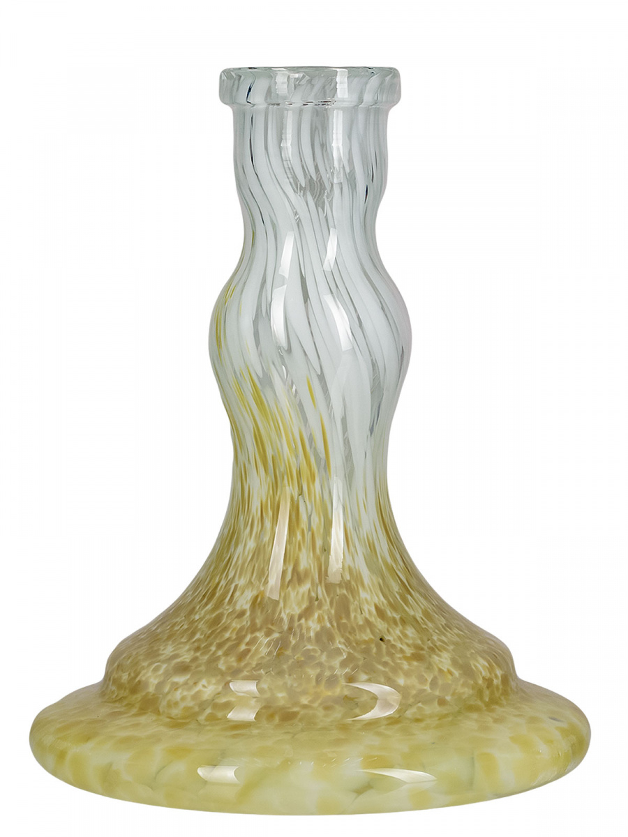 Колба Vessel Glass Волна Крошка Бело-Зелёная