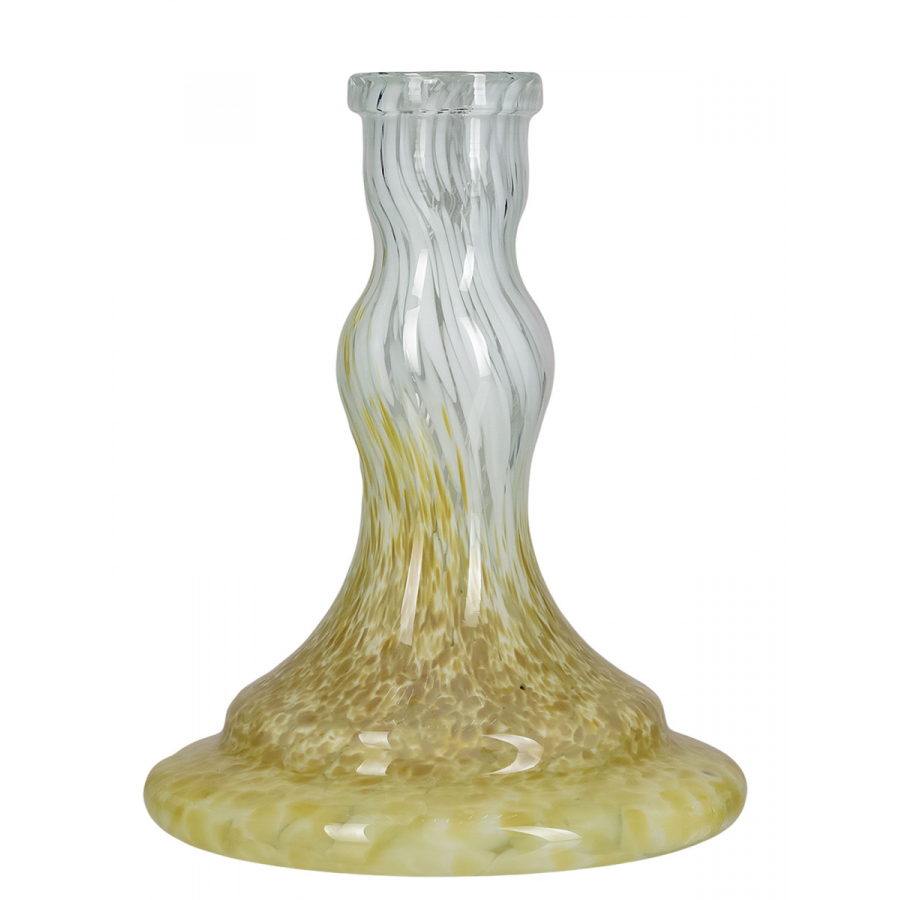 Колба Vessel Glass Волна Крошка Бело-Зелёная
