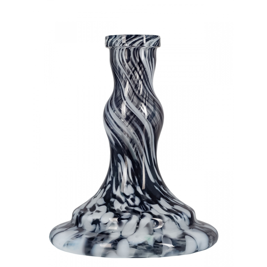 Колба Vessel Glass Волна Крошка Чёрно-Белая
