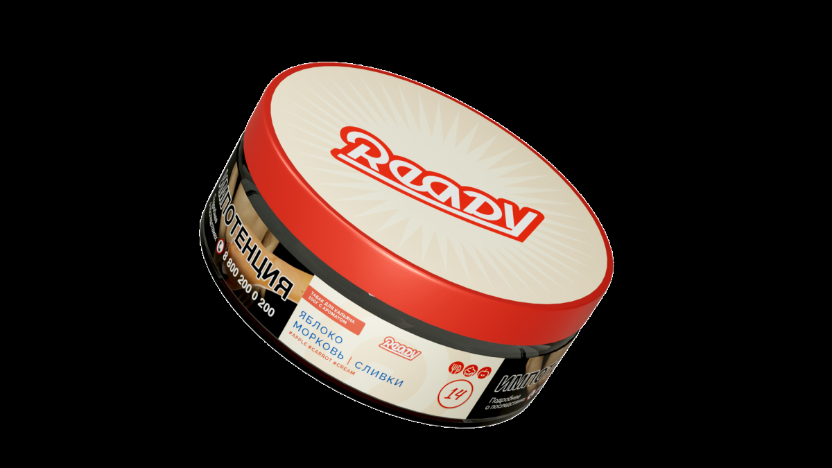 Табак Ready  №14 Apple Carrot Cream 100 грамм