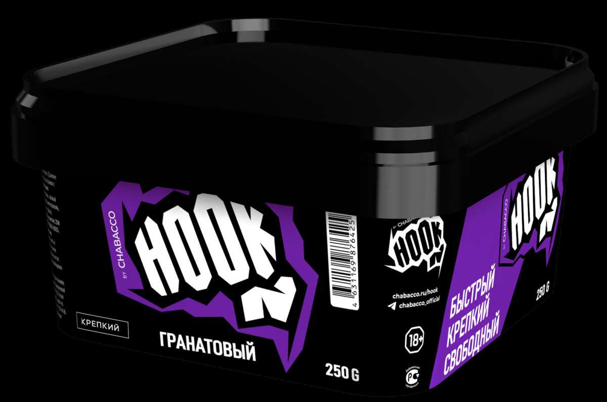 Табак Hook Гранатовый  250 грамм