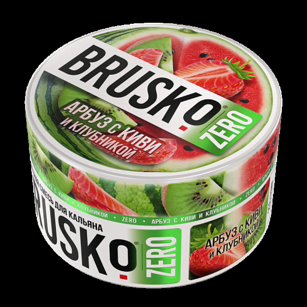 Смесь Brusko Арбуз С Киви И Клубникой (Zero)  250 гр