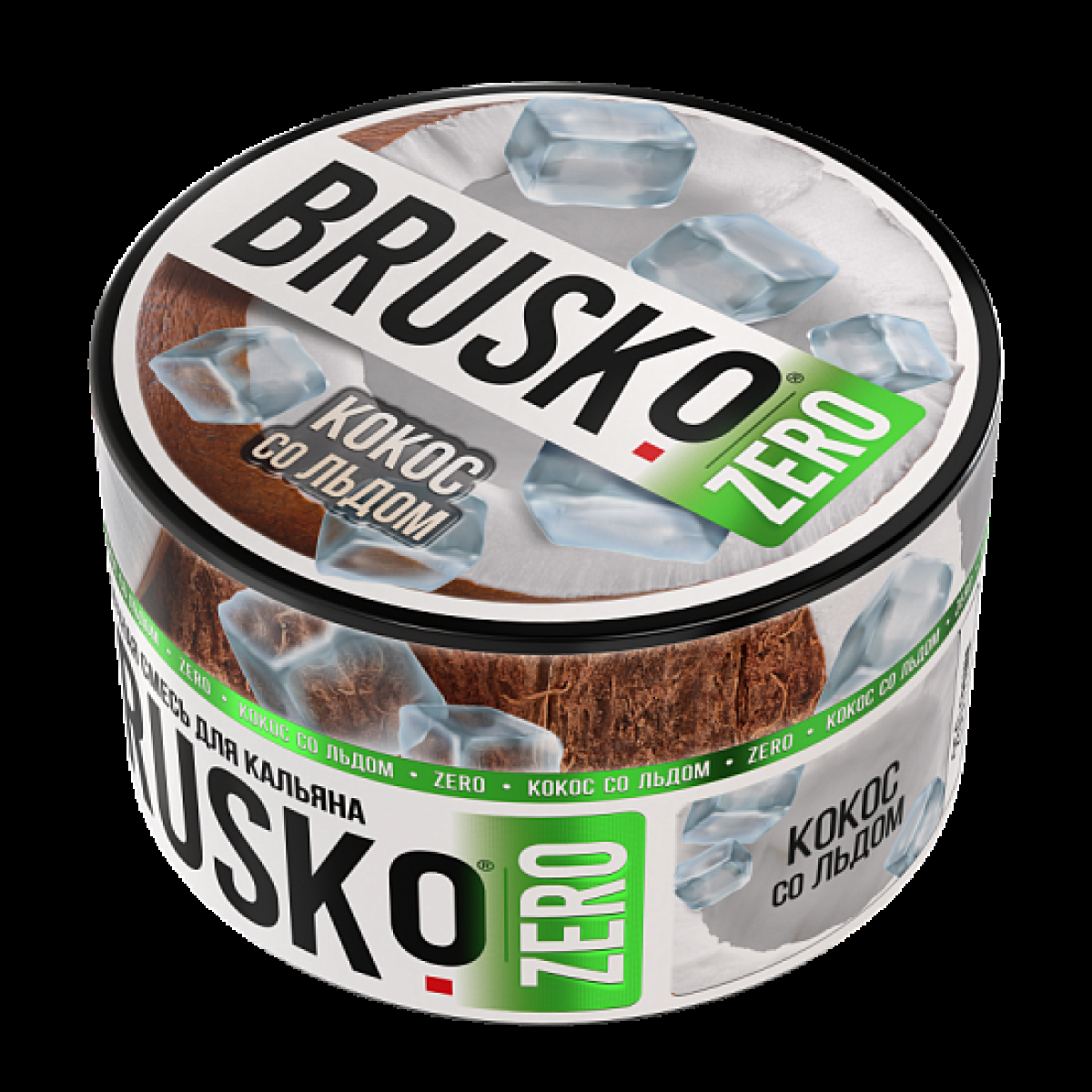 Смесь Brusko Кокос Со Льдом (Zero)  250 гр