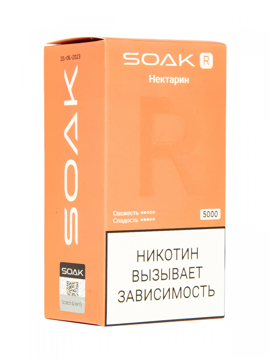 Soak R Нектарин 5000 Затяжек