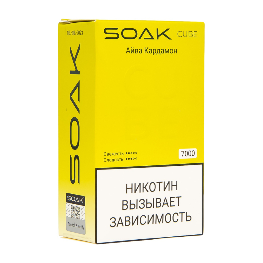 Soak Cube Айва Кардамон 7000 Затяжек