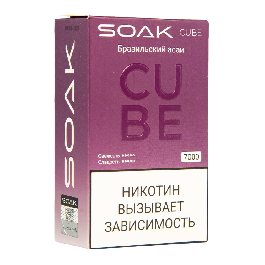 Soak Cube Бразильский Асаи 7000 Затяжек