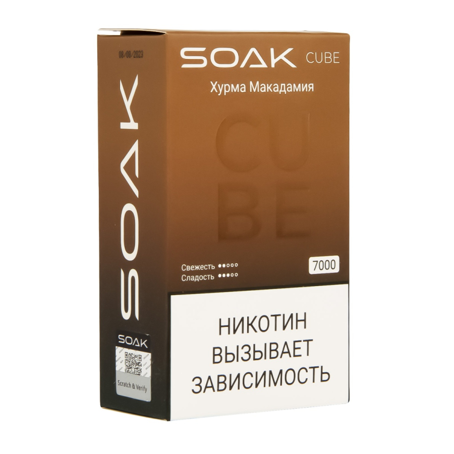 Soak Cube Хурма Макадамия 7000 Затяжек