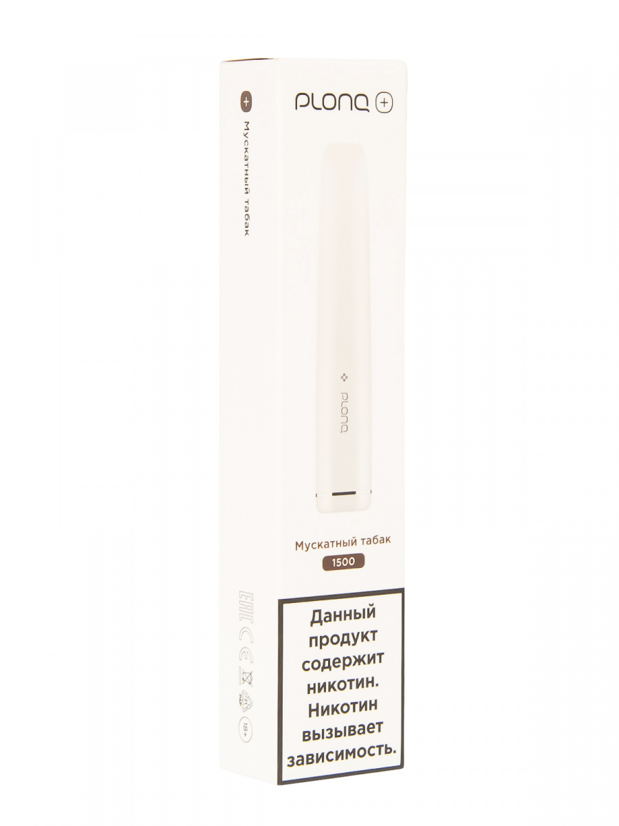 Plonq Plus Мускатный Табак (1500 Затяжек) 20 Мг