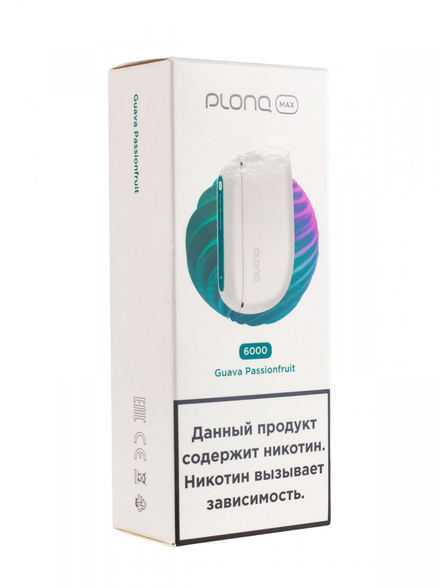 Plonq Max Гуава Маракуйя (6000 Затяжек) 20 Мг