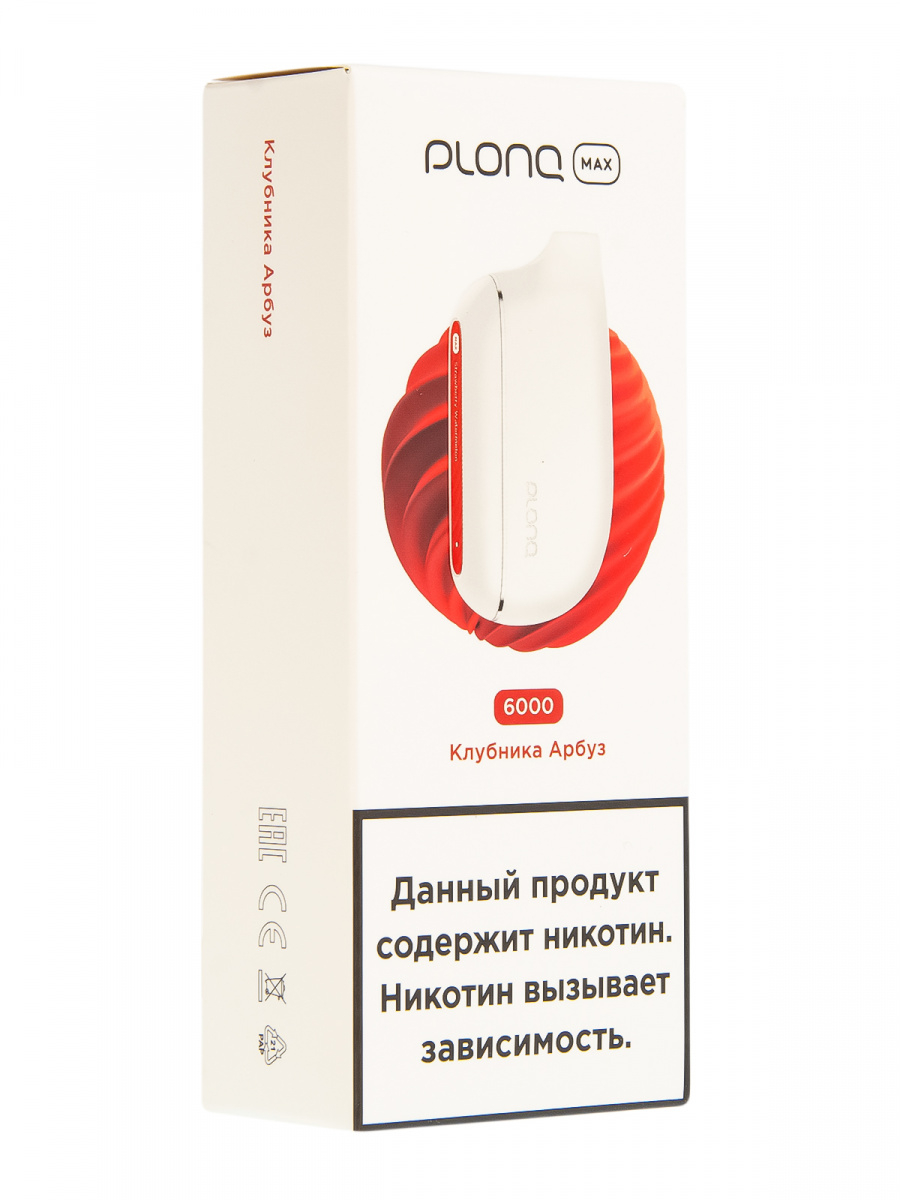 Plonq Max Клубника Арбуз (6000 Затяжек) 20 Мг