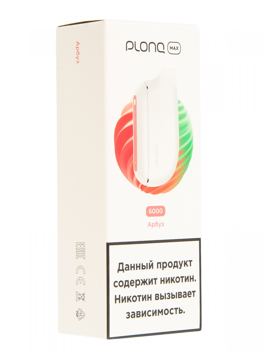 Plonq Max Арбуз (6000 Затяжек) 20 Мг