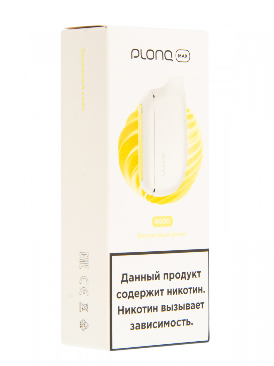Plonq Max Банановый Шейк (6000 Затяжек) 20 Мг