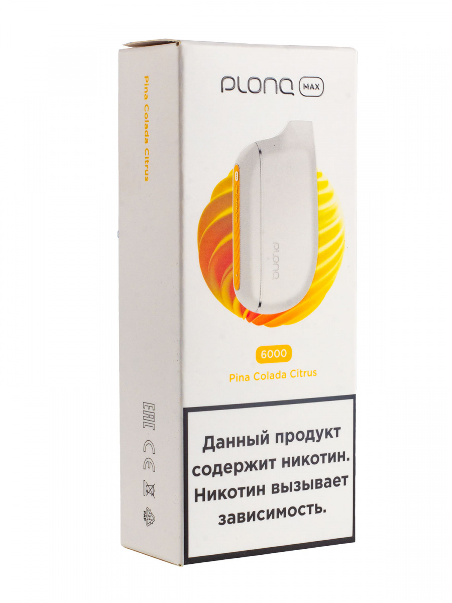 Plonq Max Ананас Кокос (6000 Затяжек) 20 Мг