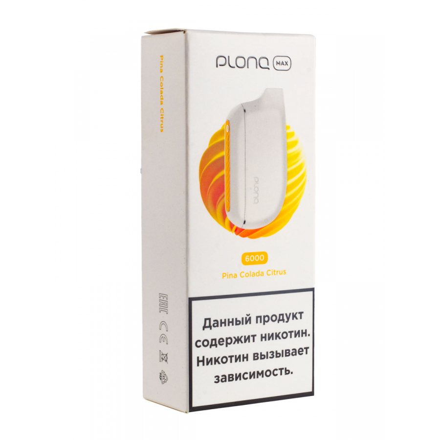 Plonq Max Ананас Кокос (6000 Затяжек) 20 Мг