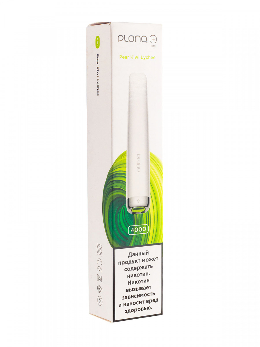 Plonq Plus Pro Груша Киви Личи (4000 Затяжек) 20 Мг