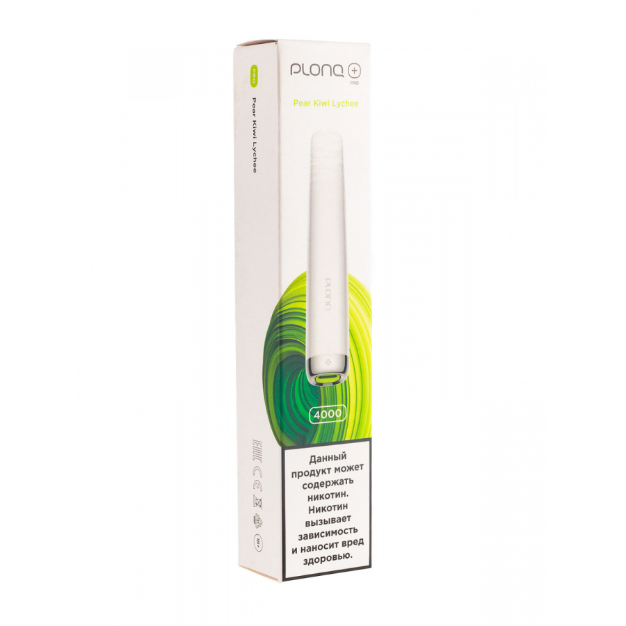 Plonq Plus Pro Груша Киви Личи (4000 Затяжек) 20 Мг