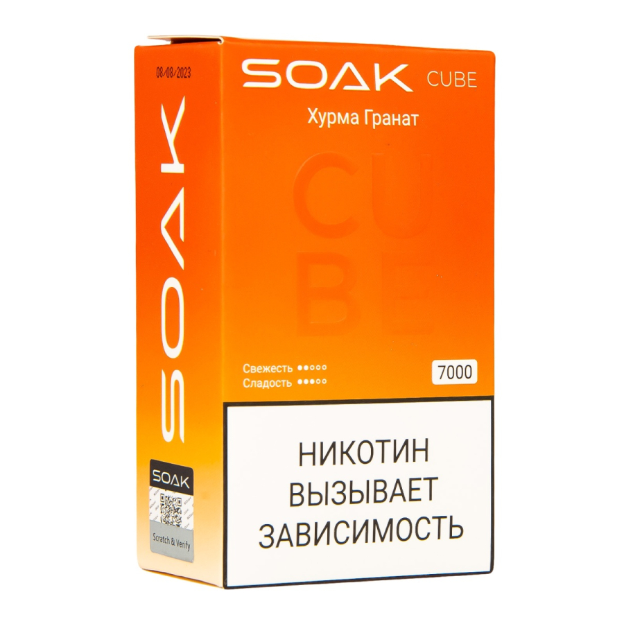 Soak Cube Хурма Гранат 7000 Затяжек
