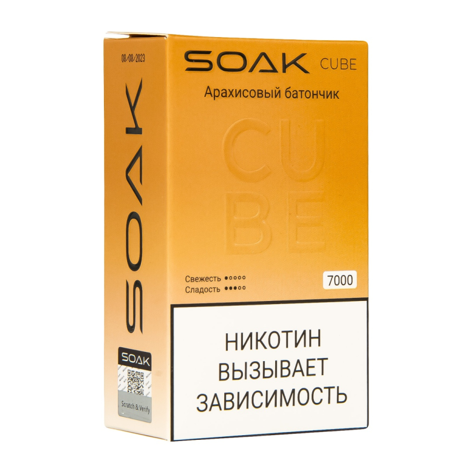Soak Cube Арахисовый Батончик 7000 Затяжек