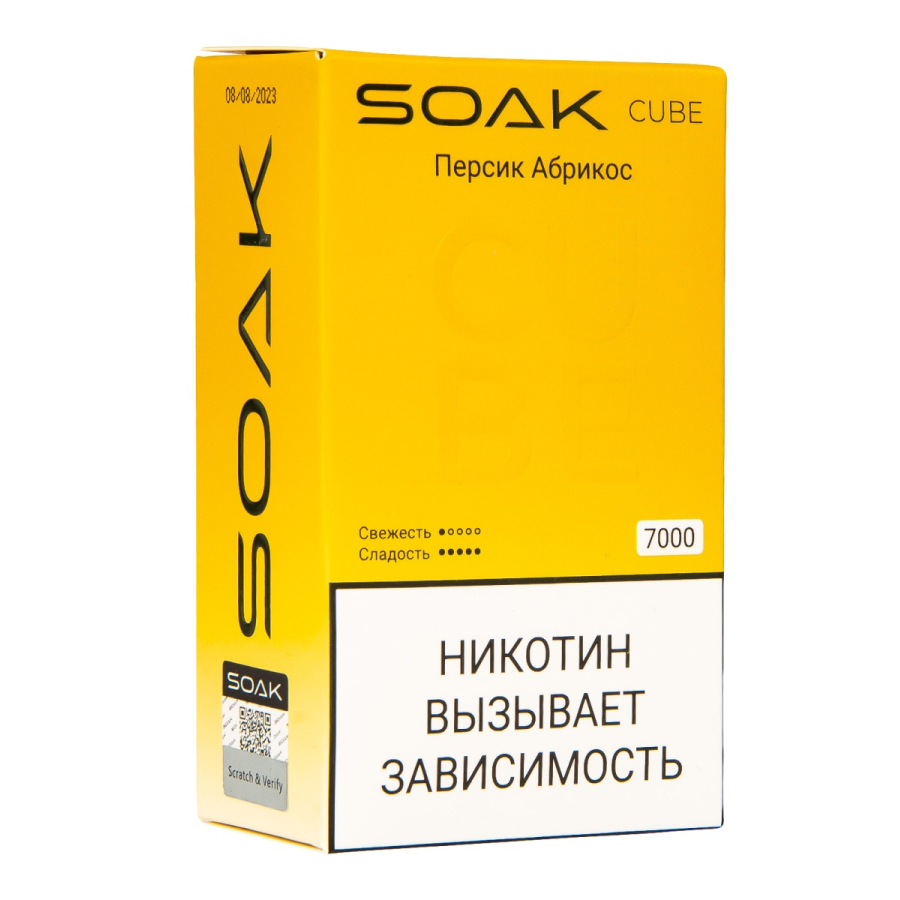 Soak Cube Персик Абрикос 7000 Затяжек