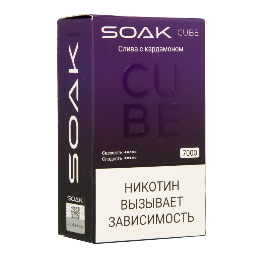 Soak Cube Слива С Кардамоном 7000 Затяжек