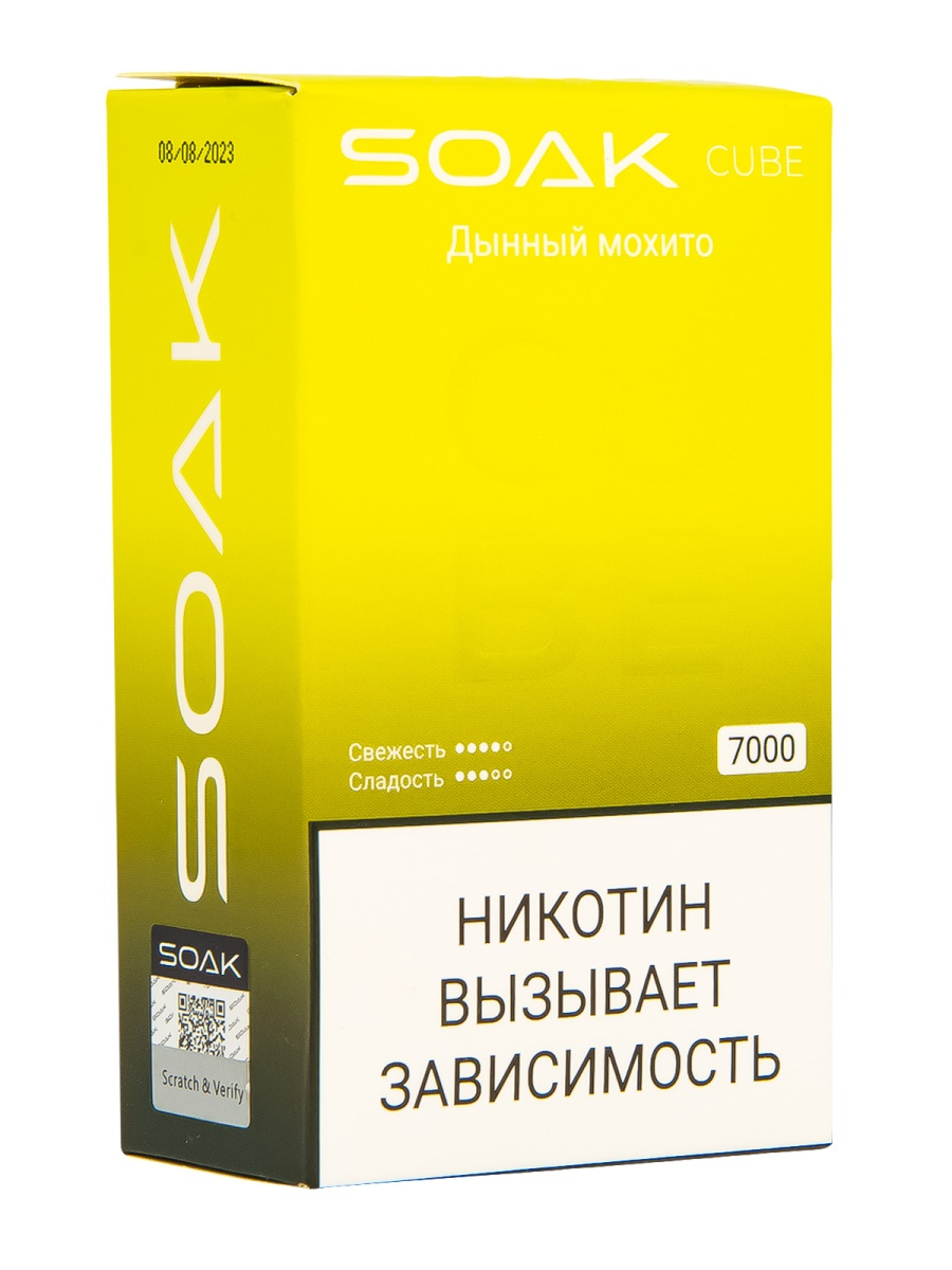 Soak Cube Дынный Мохито 7000 Затяжек