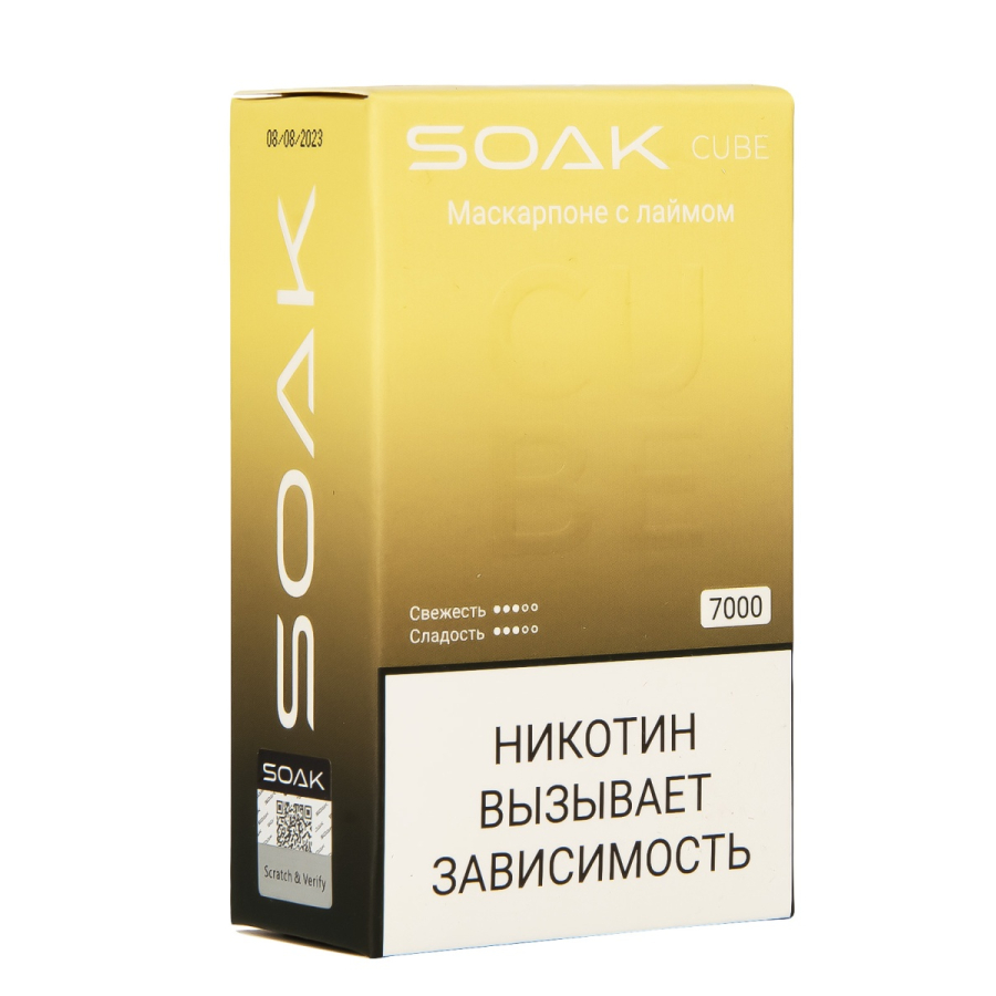 Soak Cube Маскарпоне С Лаймом 7000 Затяжек