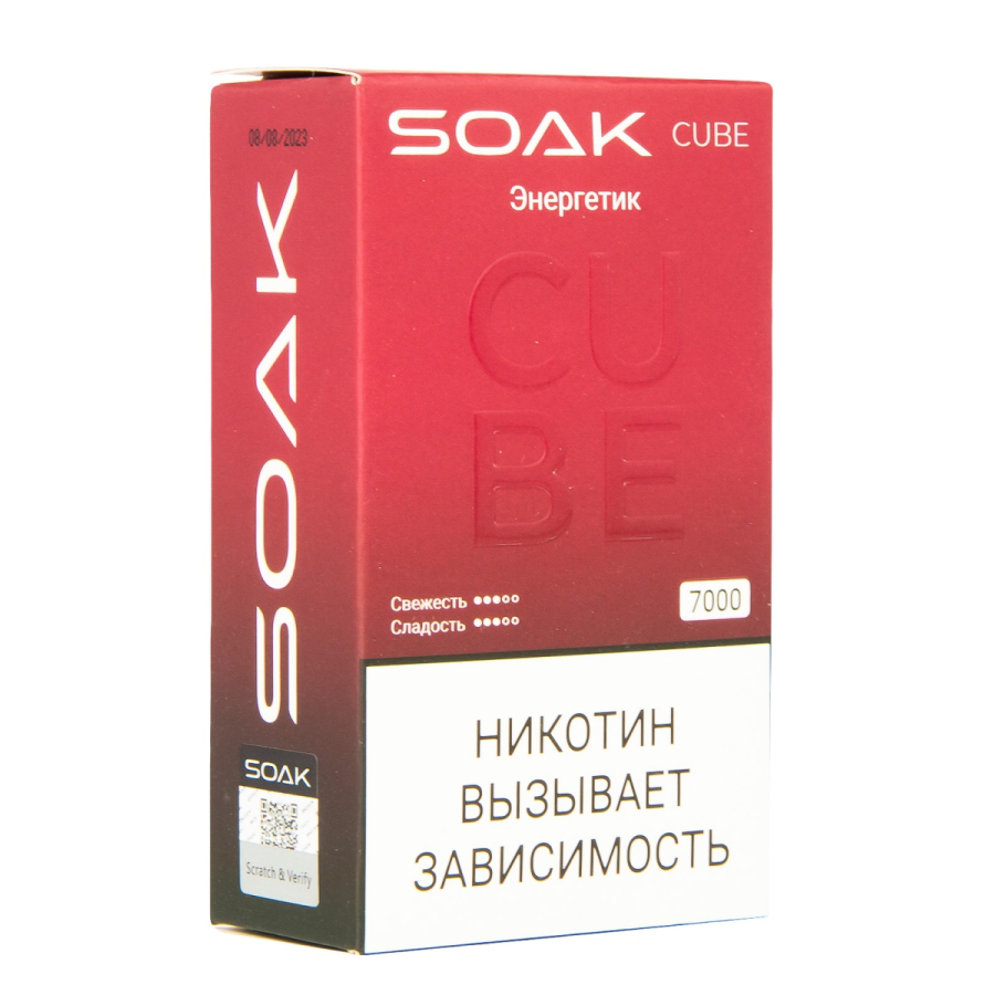 Soak Cube Энергетик 7000 Затяжек