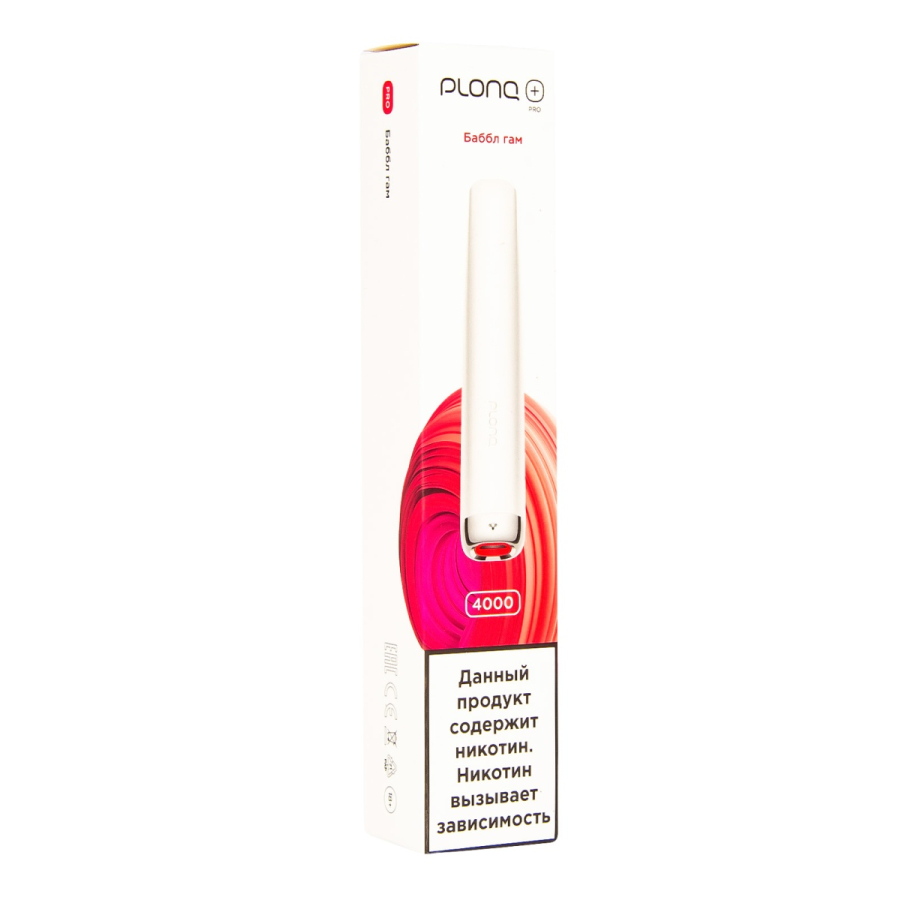 Plonq Plus Pro Баббл Гам (4000 Затяжек) 20 Мг
