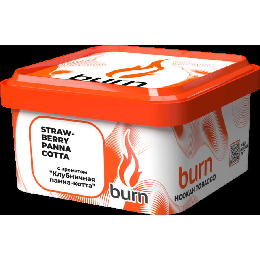 Табак Burn Strawberry Panna-Cotta  200 грамм