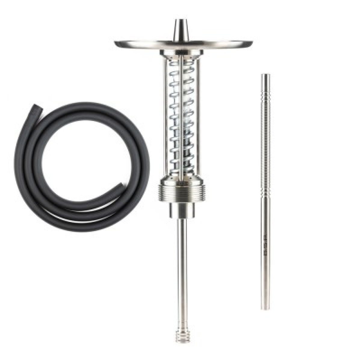 Кальян Bsp Hookah Cybertank White Black Chrome